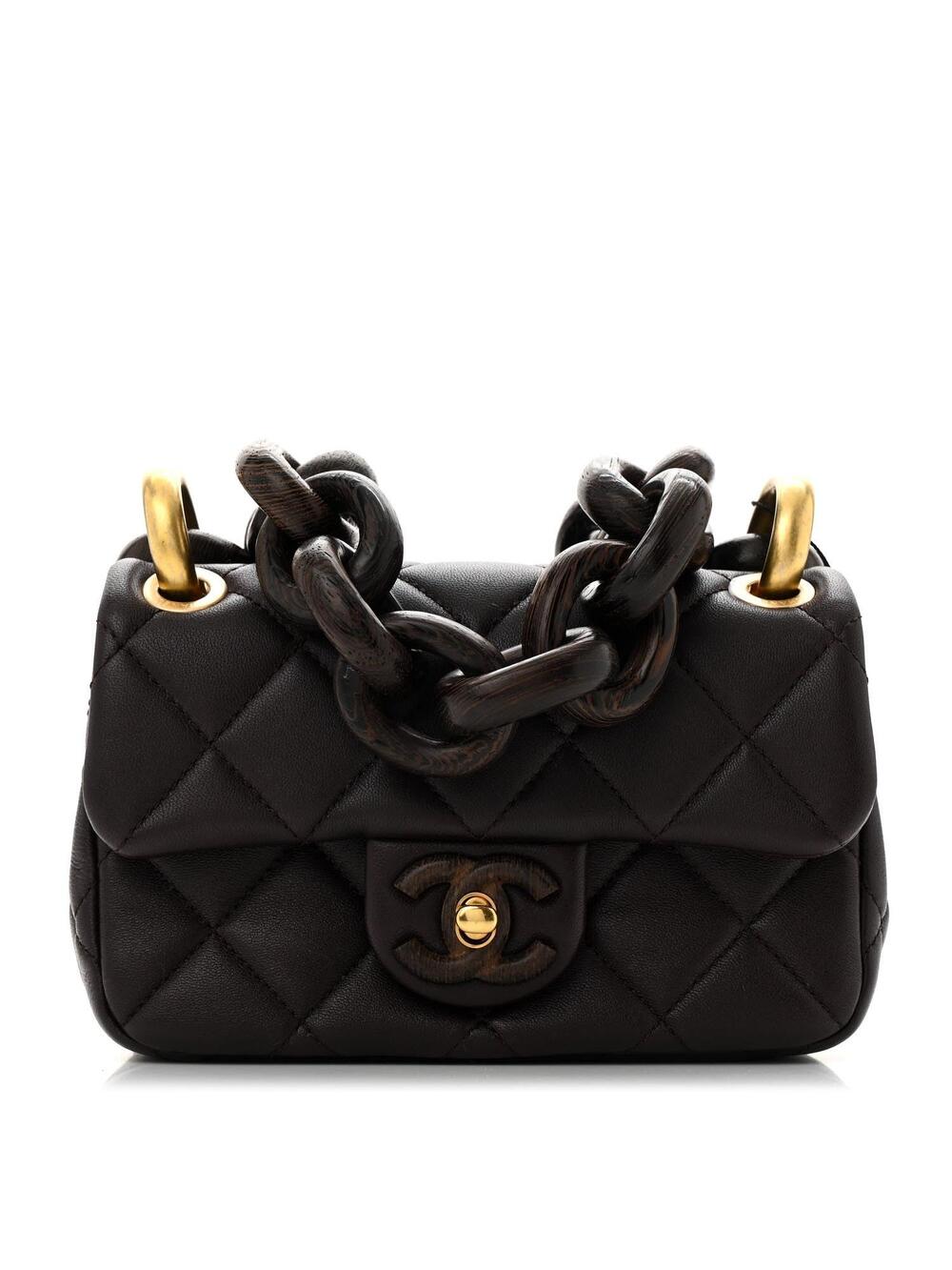 Chanel Lambskin Wenge Quilted Mini #325452C62B